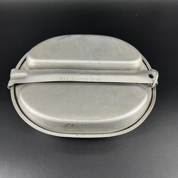 VINTAGE U.S REGAL 1964 DSA-4-031250-SF 606 METAL MESS KIT (MILITARY) - Picture 1 of 16